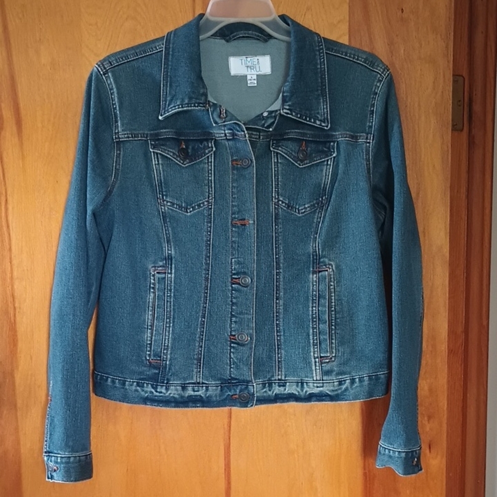 Time and Tru Classic Blue Jean Jacket